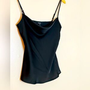 Express Black Fitted Sleeveless Camisole S